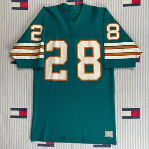 Vintage 70s Sand-Knit medalist Miami Dolphins NFL football Jersey